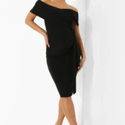 Maternité - Robe Nouée à La Taille à épaules Dénudées