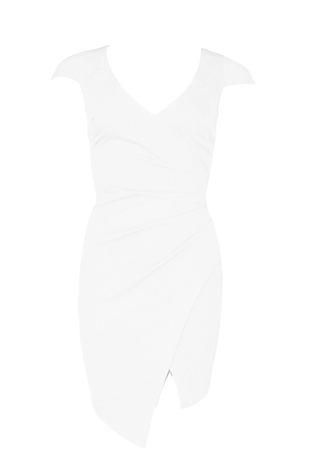 Robe Mi-longue Moulante à Manches Courtes 5 Robe Mi-longue Moulante à Manches Courtes – Image 3