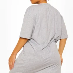 Grande Taille - Robe T-shirt Ye Saint West -Pas Cher Vêtue Diva Magasin fzz12333 grey xl 1