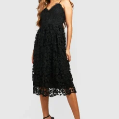 Robe Patineuse En Dentelle -Pas Cher Vêtue Diva Magasin fzz70513 black xl 2