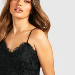 Robe Patineuse En Dentelle -Pas Cher Vêtue Diva Magasin fzz70513 black xl 3