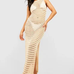 Petite - Robe De Plage Longue Recyclée En Crochet
