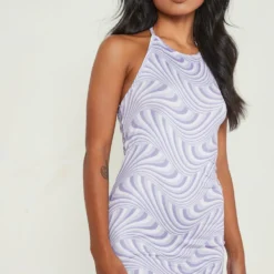 Robe Longue Dos Nu à Rayures 9 Robe Longue Dos Nu à Rayures -Pas Cher Vêtue Diva Magasin gzz09062 lilac xl 3