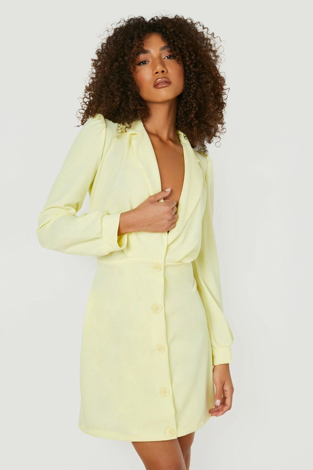 Tall - Robe Blazer Froncée 3 Tall - Robe Blazer Froncée