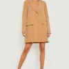 Robe Blazer Relax 2 Robe Blazer Relax -Pas Cher Vêtue Diva Magasin gzz14364 camel xl
