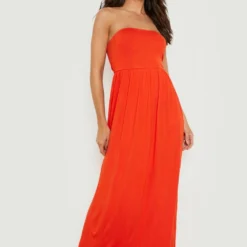 Robe De Plage Longue -Pas Cher Vêtue Diva Magasin gzz15750 orange xl 2
