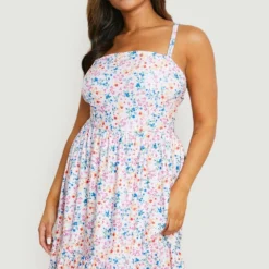 Grande Taille - Robe Droite à Broderies Fleuries -Pas Cher Vêtue Diva Magasin gzz16821 white xl 2