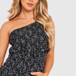 Maternité - Robe De Grossesse Asymétrique Froncée -Pas Cher Vêtue Diva Magasin gzz17094 black xl 2