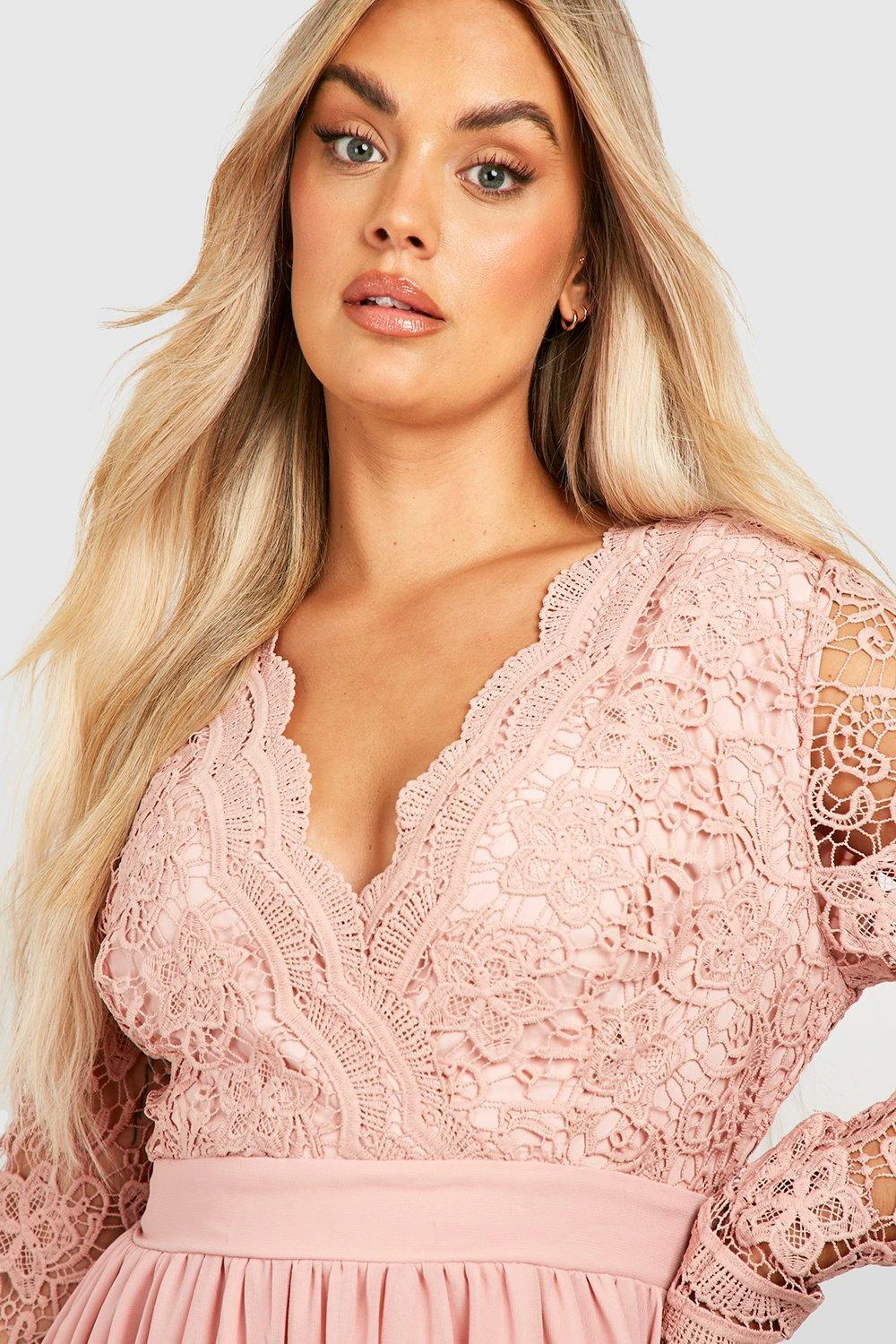 Grande Taille - Robe Dos Nu En Dentelle 6 Grande Taille - Robe Dos Nu En Dentelle – Image 4