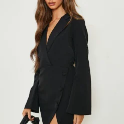 Robe Blazer Asymétrique 8 Robe Blazer Asymétrique -Pas Cher Vêtue Diva Magasin gzz18217 black xl 2