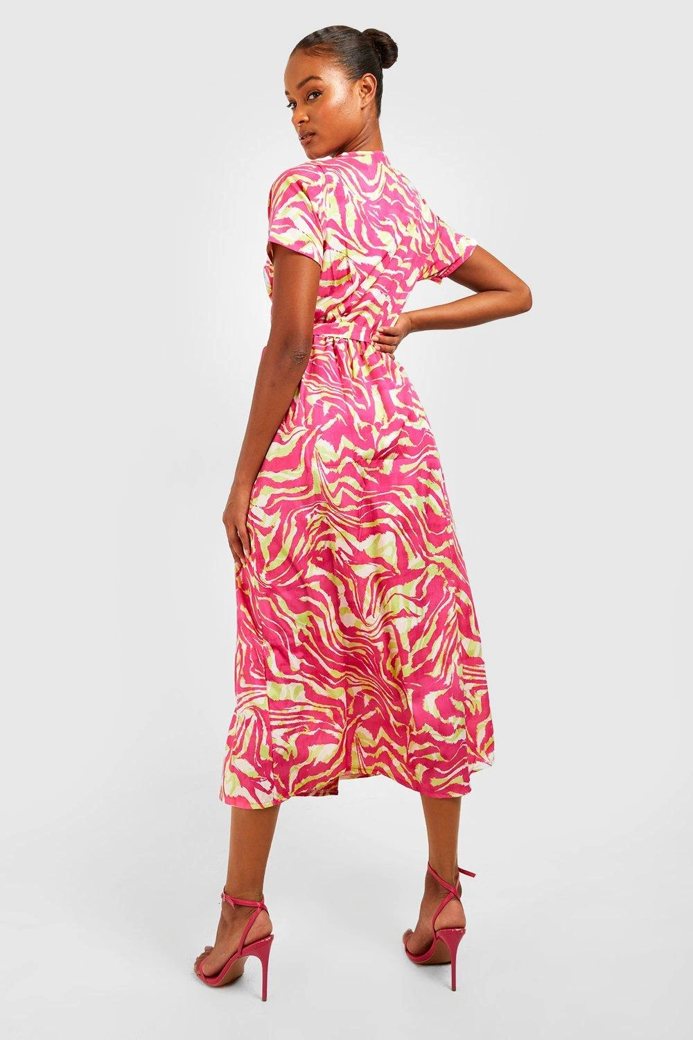 Tall - Robe Mi-longue Zébrée 4 Tall - Robe Mi-longue Zébrée – Image 2