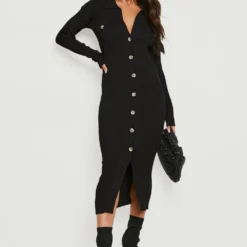 Petite - Robe Avec Fermeture à Boutons