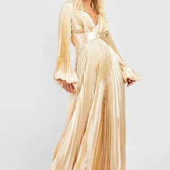 Robe Mi-longue Oversize Satinée -Pas Cher Vêtue Diva Magasin gzz18948 champagne xl 2