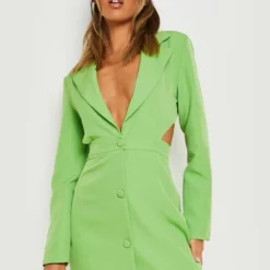 Robe Blazer à Dos Nu