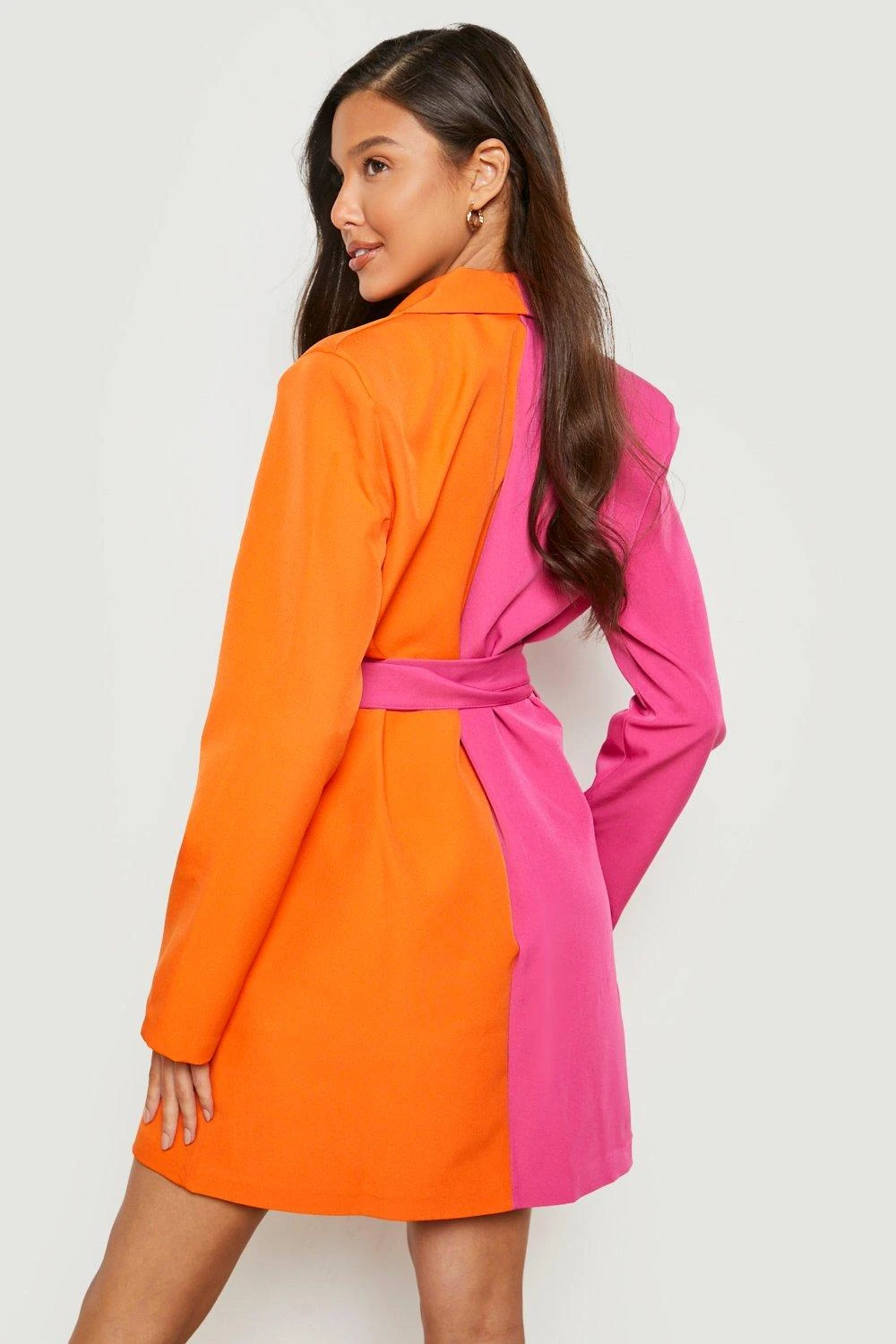 Robe Blazer Tissée à Nouer 4 Robe Blazer Tissée à Nouer – Image 2