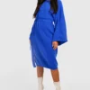 Petite - Robe Pull En Maille Torsadée à Manches Chauve-souris -Pas Cher Vêtue Diva Magasin gzz22878 cobalt xl scaled