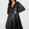 Maternité - Robe De Grossesse Pailletée 2 Maternité - Robe De Grossesse Pailletée -Pas Cher Vêtue Diva Magasin gzz26024 black xl