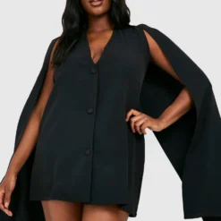 Grande Taille - Robe Blazer Cape