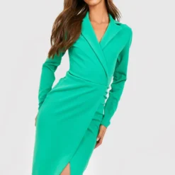 Robe Portefeuille De Tailleur 8 Robe Portefeuille De Tailleur -Pas Cher Vêtue Diva Magasin gzz29045 bright20green xl 2 scaled