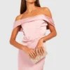 BOOHOO Robe Courte Satinée Drapée 1 BOOHOO Robe Courte Satinée Drapée -Pas Cher Vêtue Diva Magasin gzz29396 rose xl scaled
