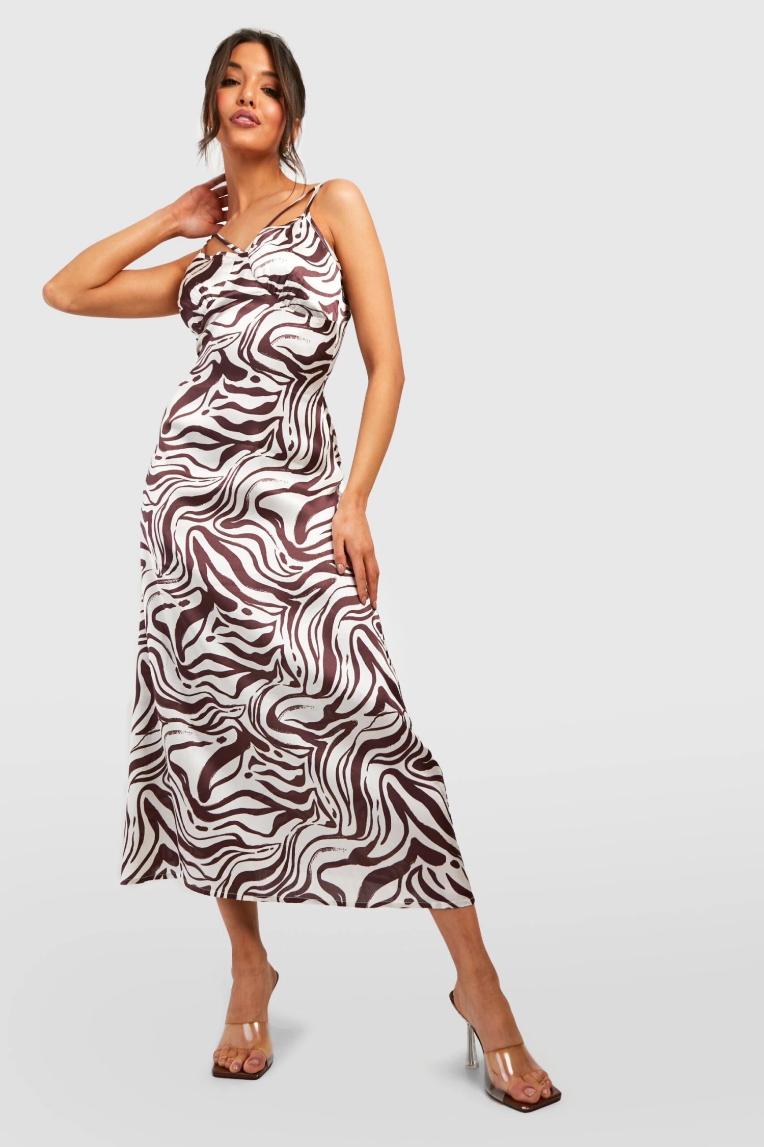 Robe Droite Zébrée 5 Robe Droite Zébrée – Image 3