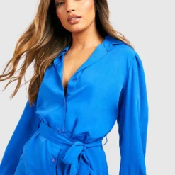 Robe Chemise -Pas Cher Vêtue Diva Magasin gzz32881 cobalt xl 3