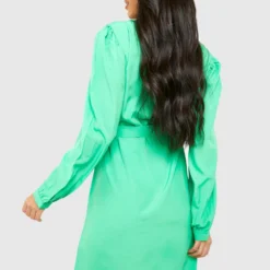 Maternité - Robe Chemise De Grossesse -Pas Cher Vêtue Diva Magasin gzz33666 bright20green xl 1 scaled