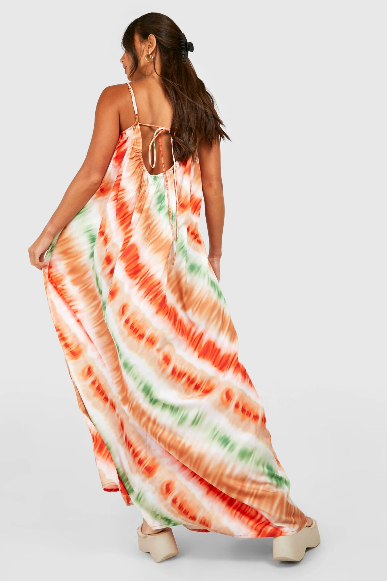 Tall - Robe Longue Nouée Tie Dye 4 Tall - Robe Longue Nouée Tie Dye – Image 2