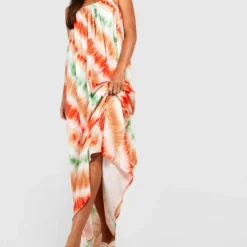 Tall - Robe Longue Nouée Tie Dye 8 Tall - Robe Longue Nouée Tie Dye -Pas Cher Vêtue Diva Magasin gzz37472 multi xl 2 scaled