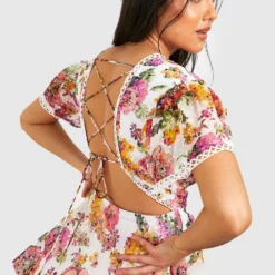 Maternité - Robe De Grossesse Plumetis à Volants -Pas Cher Vêtue Diva Magasin gzz37834 ivory xl 3