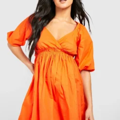 Maternité - Robe De Grossesse Babydoll à Volants