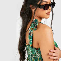 Maternité - Robe De Grossesse Froncée Nouée -Pas Cher Vêtue Diva Magasin gzz37846 blue xl 3