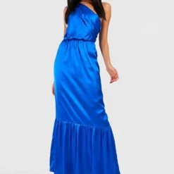 Robe Asymétrique Satinée