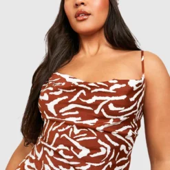 Grande Taille - Ensemble Zébré Avec Robe Longue Et Foulard 9 Grande Taille - Ensemble Zébré Avec Robe Longue Et Foulard -Pas Cher Vêtue Diva Magasin gzz38155 purple xl 3