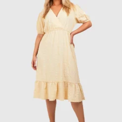 Grande Taille - Robe Portefeuille Mi-longue 8 Grande Taille - Robe Portefeuille Mi-longue -Pas Cher Vêtue Diva Magasin gzz38422 stone xl 2