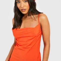 Petite - Ensemble Avec Robe Longue Et Foulard -Pas Cher Vêtue Diva Magasin gzz38632 orange xl 3