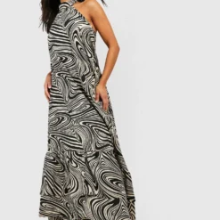 Petite - Robe Longue Marbrée Dos Nu -Pas Cher Vêtue Diva Magasin gzz38669 black xl 2