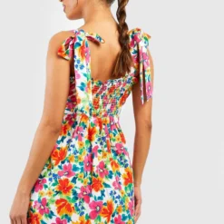 Robe Patineuse Fleurie -Pas Cher Vêtue Diva Magasin gzz39022 pink xl 1