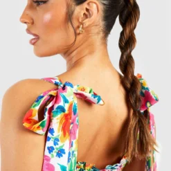 Robe Patineuse Fleurie -Pas Cher Vêtue Diva Magasin gzz39022 pink xl 3