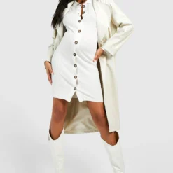 Maternité - Robe De Grossesse Boutonnée