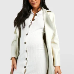 Maternité - Robe De Grossesse Boutonnée 9 Maternité - Robe De Grossesse Boutonnée -Pas Cher Vêtue Diva Magasin gzz40215 ivory xl 3