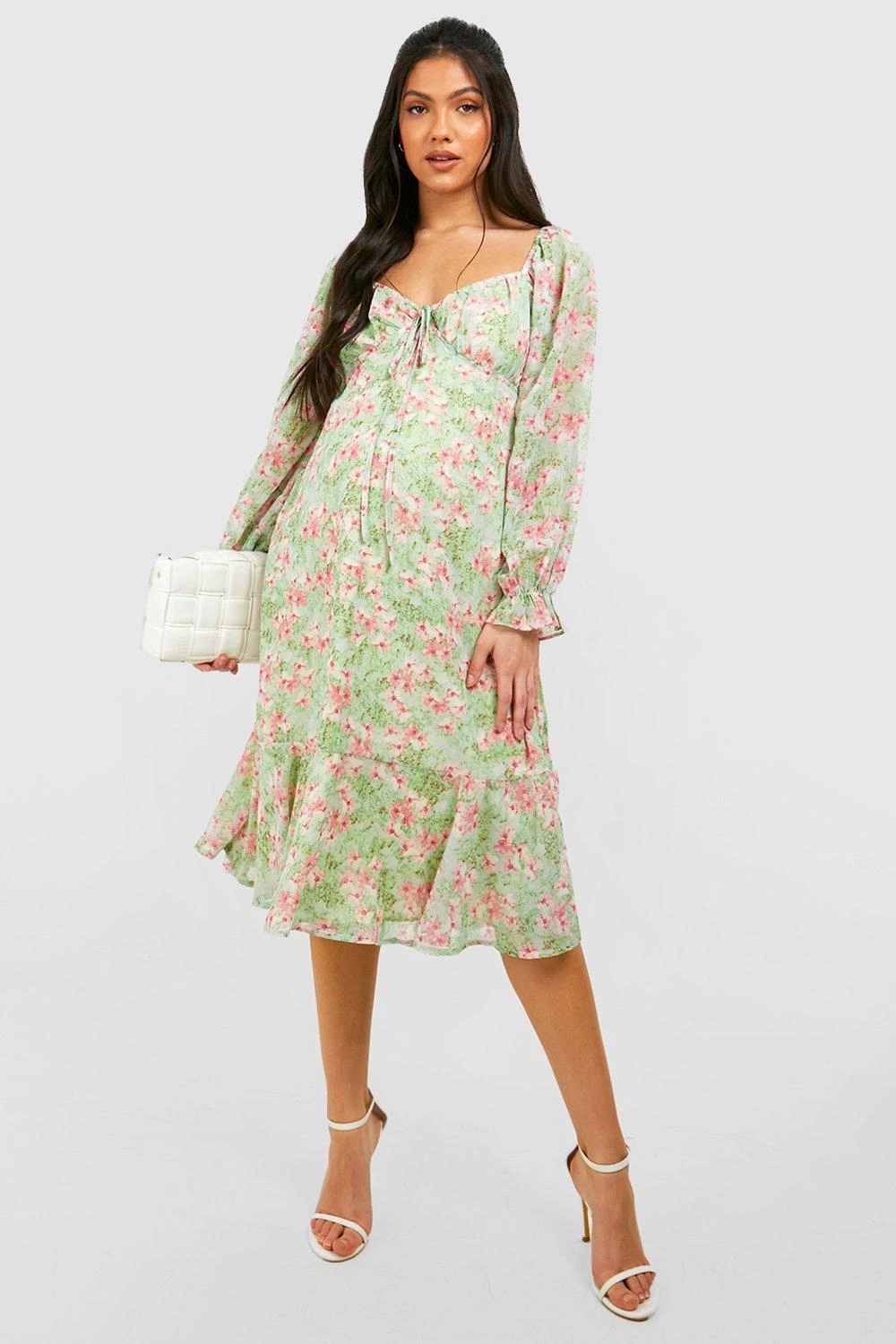 Maternité - Robe De Grossesse Patineuse 5 Maternité - Robe De Grossesse Patineuse – Image 3