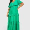 Grande Taille - Robe Longue à Manches Larges -Pas Cher Vêtue Diva Magasin gzz42548 bright20green xl scaled