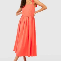 Robe Mi-longue à Volants -Pas Cher Vêtue Diva Magasin gzz42673 red xl 2 scaled