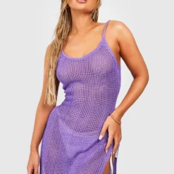 Robe De Plage Pastel En Crochet