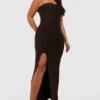 Grande Taille - Robe Longue Moulante -Pas Cher Vêtue Diva Magasin gzz44217 chocolate xl