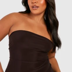 Grande Taille - Robe Longue Moulante -Pas Cher Vêtue Diva Magasin gzz44217 chocolate xl 3