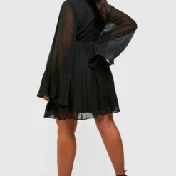 Grande Taille - Robe Patineuse à Ceinture -Pas Cher Vêtue Diva Magasin gzz44258 black xl 1