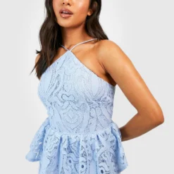 BOOHOO Petite - Robe Babydoll Premium En Dentelle 9 BOOHOO Petite - Robe Babydoll Premium En Dentelle -Pas Cher Vêtue Diva Magasin gzz44360 cornflower20blue xl 3