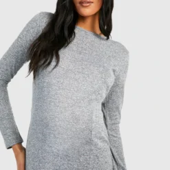 Maternité - Robe De Grossesse Mi-longue -Pas Cher Vêtue Diva Magasin gzz45915 grey20marl xl 3